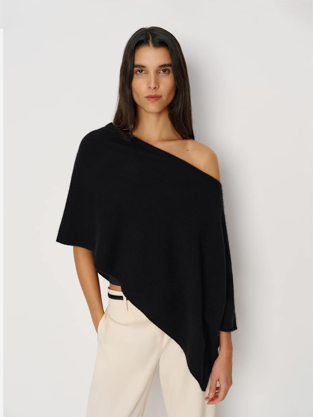 Alden Cashmere Poncho | Reformation (Global)