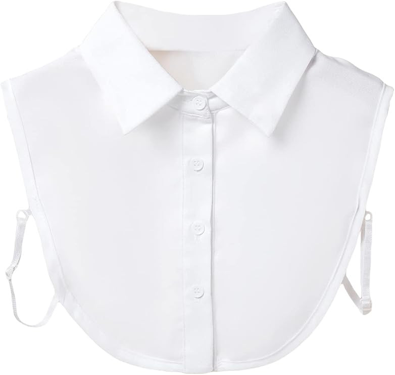 Verdusa Women's Fake Collar Detachable Dickey Collar Half Shirts Blouse | Amazon (US)