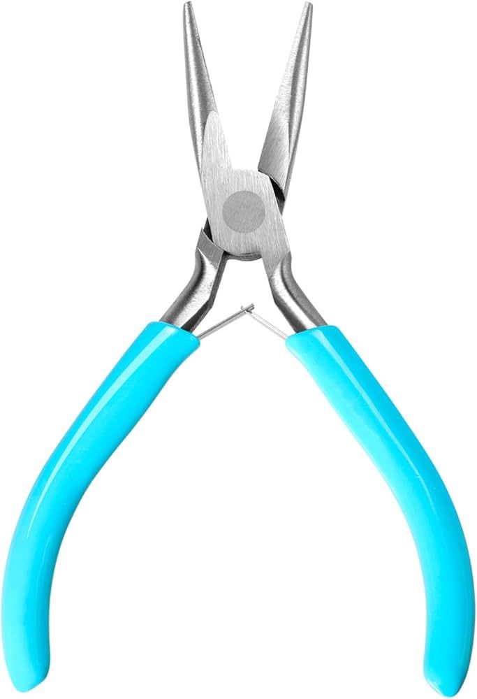 Needle Nose Pliers 4.5 Inch Jewelry Pliers Super Precision Jewelry Making Tools Comfort Grip Hand... | Amazon (US)