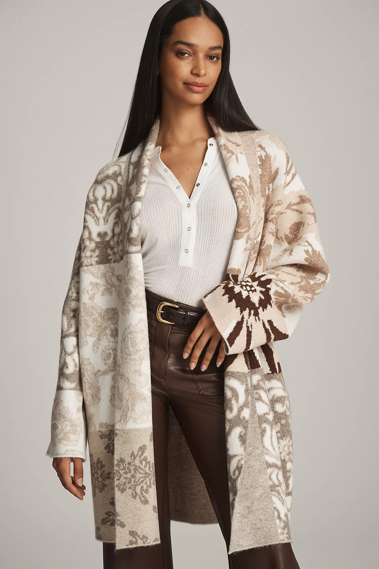 The Mariel Longline Cardigan Sweater | Anthropologie (US)