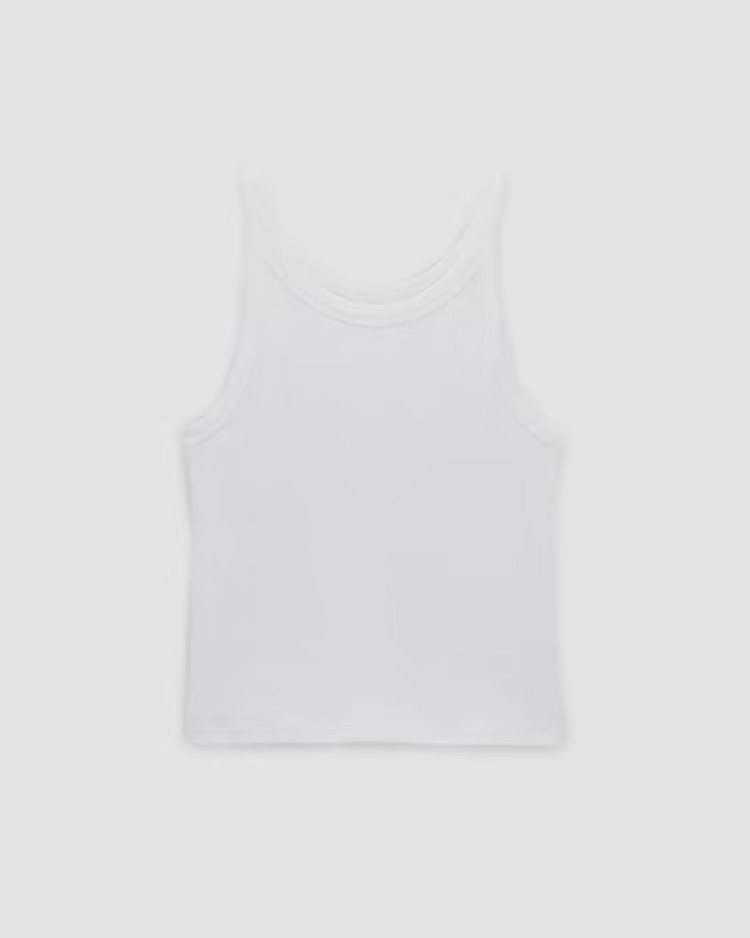 The Supima® Micro-Rib Cropped Tank | Everlane