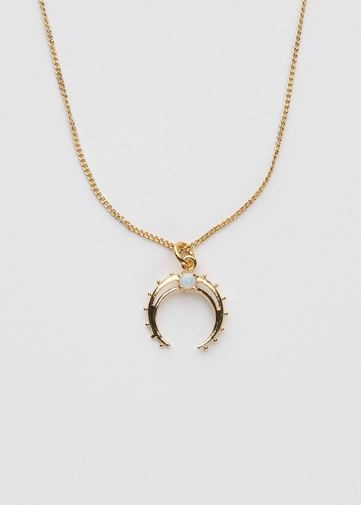 The Opal Moon Necklace | Riah Jane & Co
