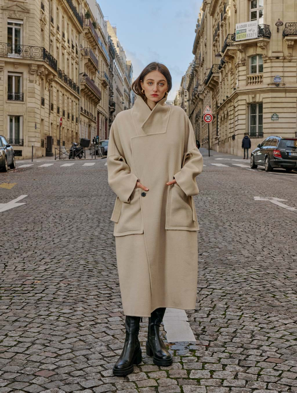 Oversized Wool Coat | Lattelierstore