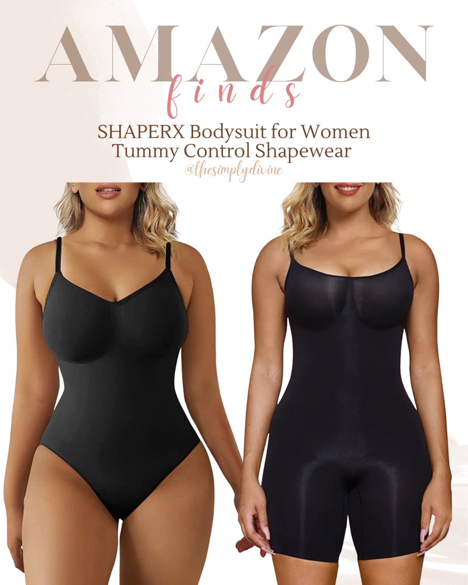 Shapewear I found on Amazon! Definitely seems worth an order and try based on the reviews. 👀🛒

| Amazon | shapewear | trending | clothing | womens shapewear | 

#LTKunder50 #LTKstyletip #LTKFind
