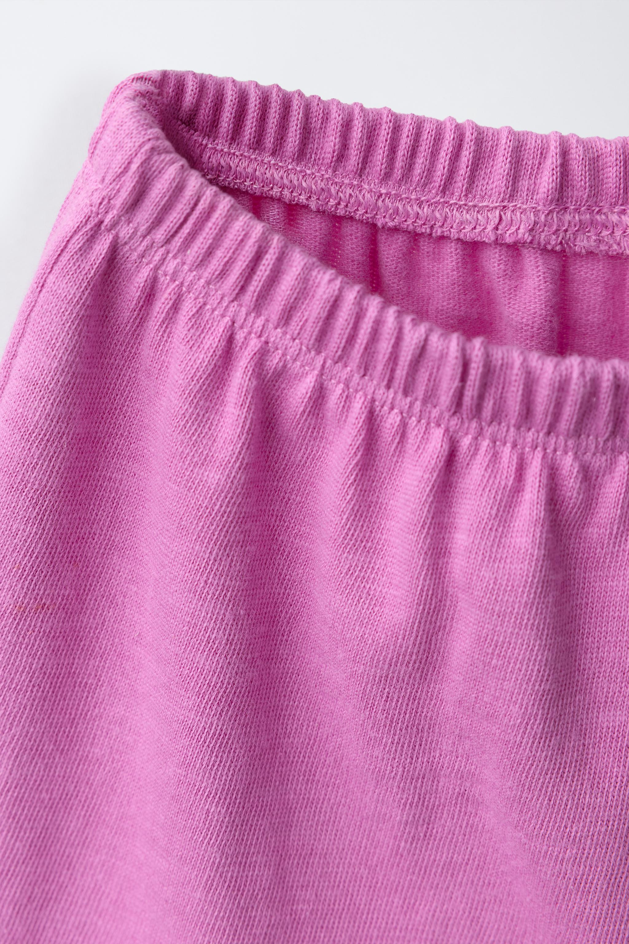 PLAIN T-SHIRT AND BLOOMER SET | Zara US