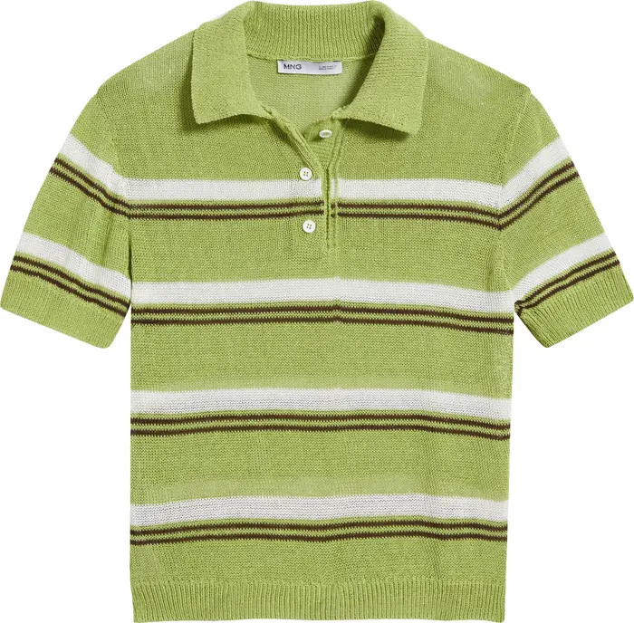 Stripe Jersey Polo Sweater | Nordstrom