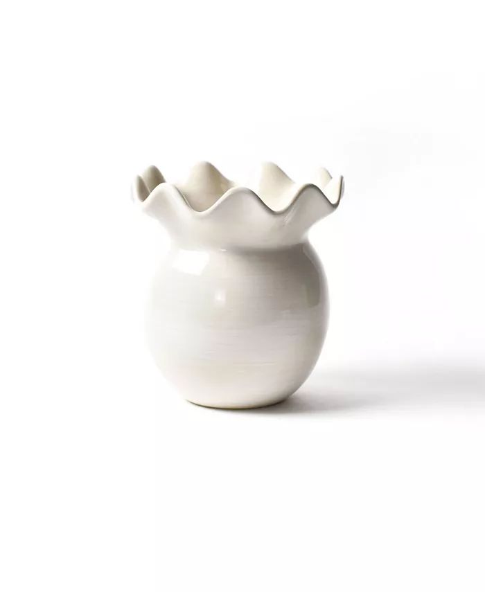 Signature White Ruffle Vase | Macys (US)