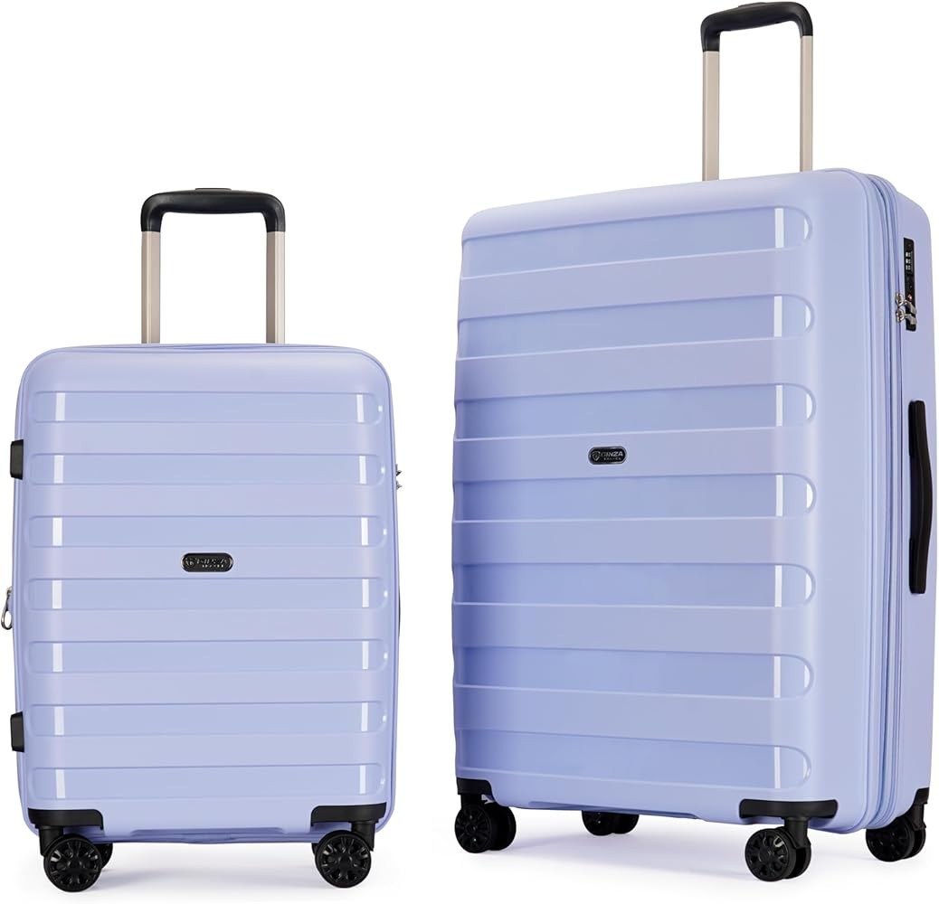2pcs Anti-scratch polypropylene Hardside Spinner luggage, Carry-On and 28inch Lightweight Spinner... | Amazon (US)