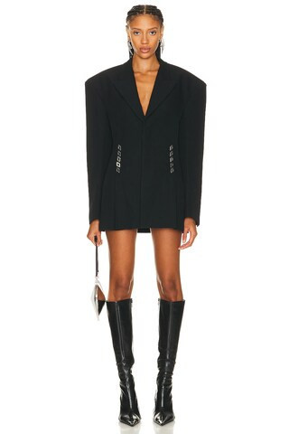 Dion Lee Diamond Stud Jacket in Black | FWRD 