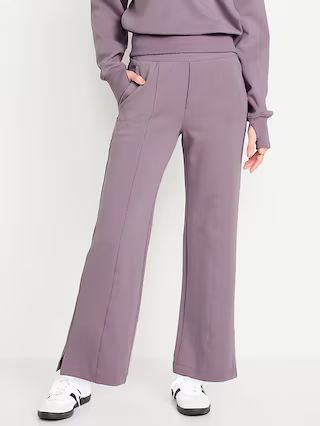 High-Waisted Dynamic Fleece Trouser Pants | Old Navy (US)