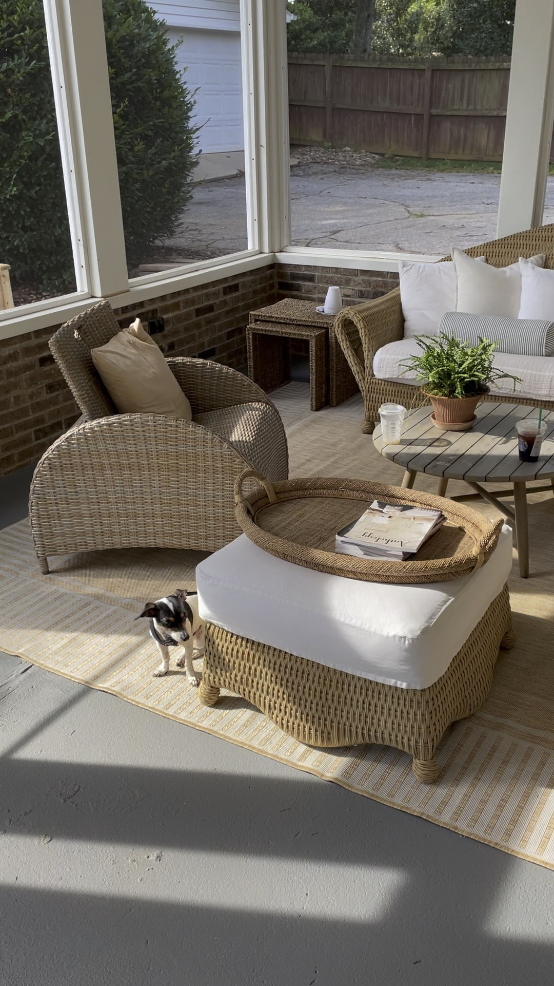 Our favorite place to spend our mornings and evenings.

This rug was an absolute steal and just takes this space to the next level 💜



#LTKVideo #LTKHome