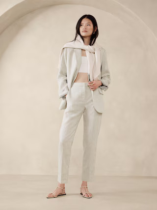 Lina Slim Linen Pant | Banana Republic (US)