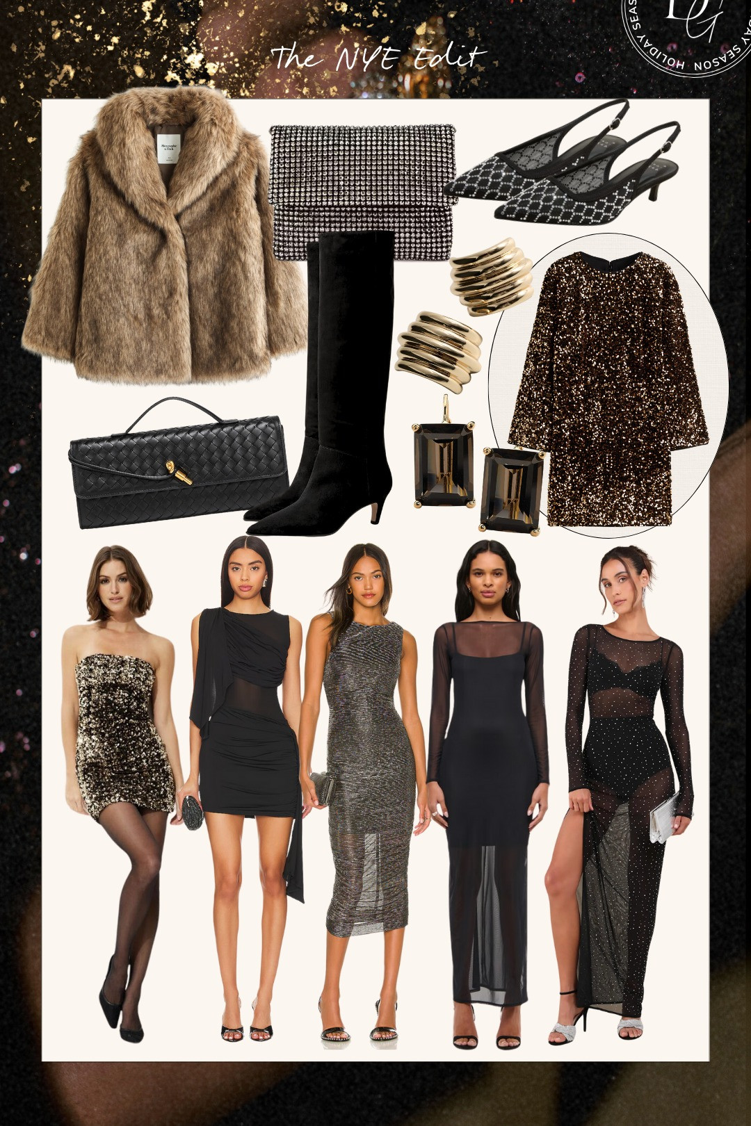 NYE Outfit 〰️ Stand-out staples for NYE!

NYE dress, NYE dresses, New Year’s outfit, NYE bag, NYE accessories, NYE jewelry, faux fur coat, fur coat, sequin dress, sparkle dress, New Year’s dress, New Year’s Eve, going out outfit 

 

#LTKHoliday #LTKSeasonal #LTKParties