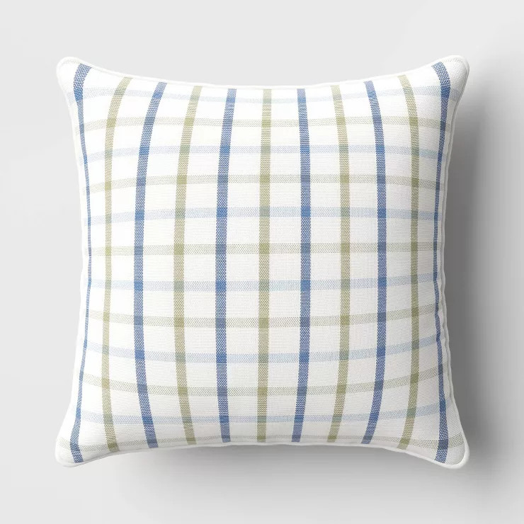 Woven Grid Square Throw Pillow - Threshold™ | Target