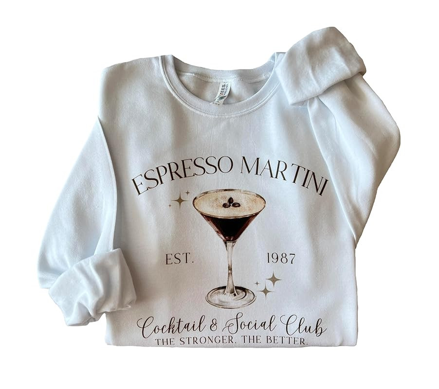 Up2ournecksinfabric - Espresso Martini Sweatshirt - Bachelorette Pullover - Party Shirt - Girls W... | Amazon (US)