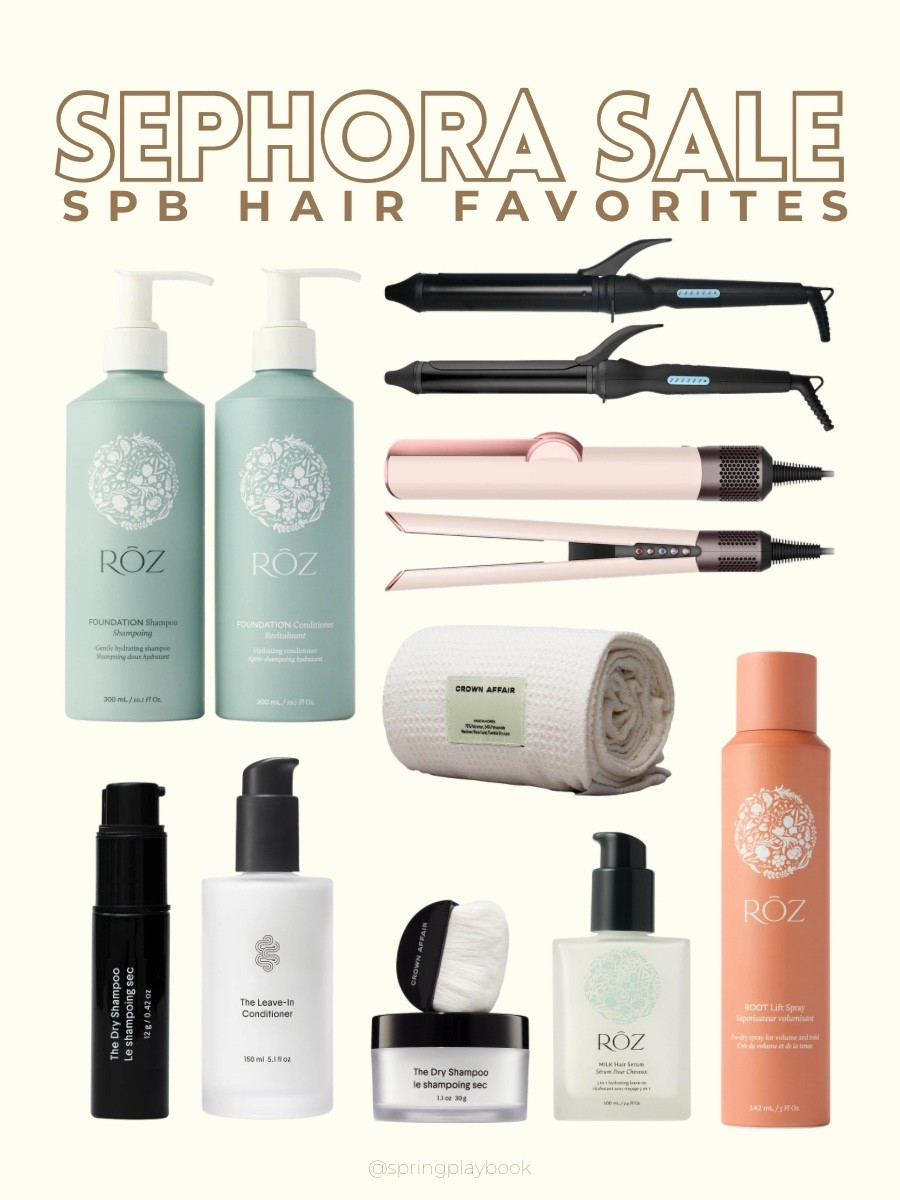 My favorite hair care items from Dyson, @BioIonic , Rōz, and Crown Affair

@Sephora sale

#LTKgrwm #LTKSaleAlert #LTKBeauty