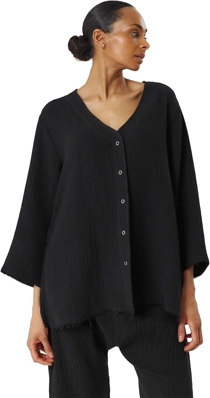 NOTHING FITS BUT Women's Cotton Modal Gauze Nursing Set | Amazon (US)