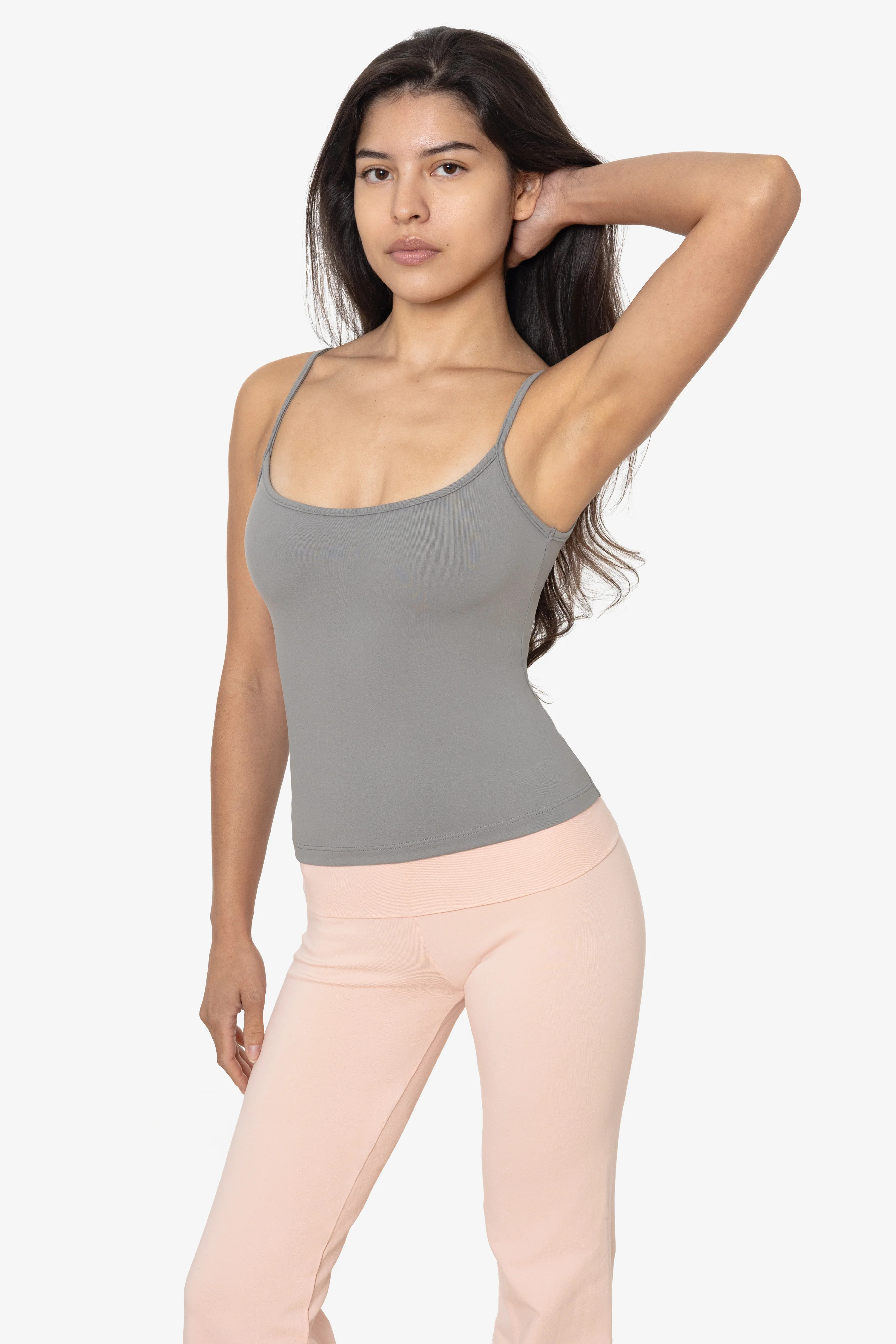 RAW311 - Performance Spaghetti Tank - Grey / S | Los Angeles Apparel