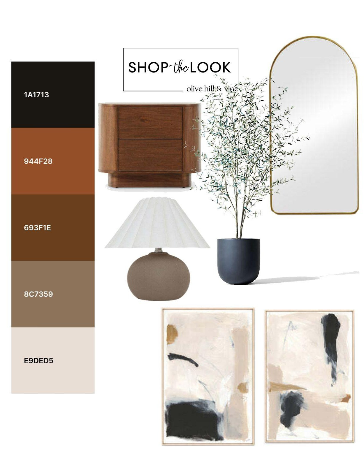 Warm, grounded, and effortlessly refined. Rich walnut tones, soft neutrals, and abstract artwork come together for a bedroom that feels inviting and collected. We’re loving the balance of organic textures, clean lines, and timeless comfort.

#LTKHome