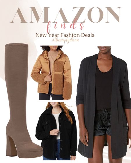 New Year fashion sale picks! These neutral pieces are so cute. 🥰🛒

| Amazon | boots | sale | cardigan | sherpa jacket | New Year | seasonal | holiday | 

#LTKFind #LTKsalealert #LTKunder100