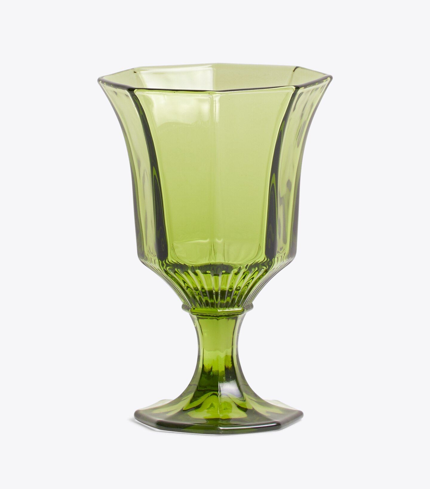 PRESSED-GLASS WINE GLASS, SET OF 4 | Tory Burch (US)