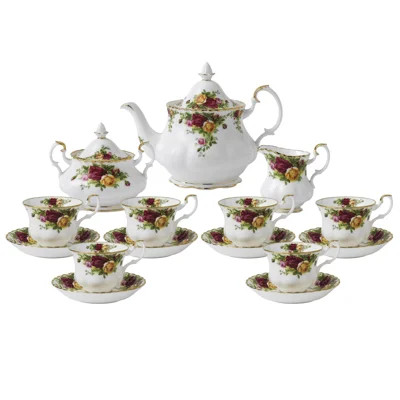 Old Country Roses 15pc Tea Set | Wayfair North America