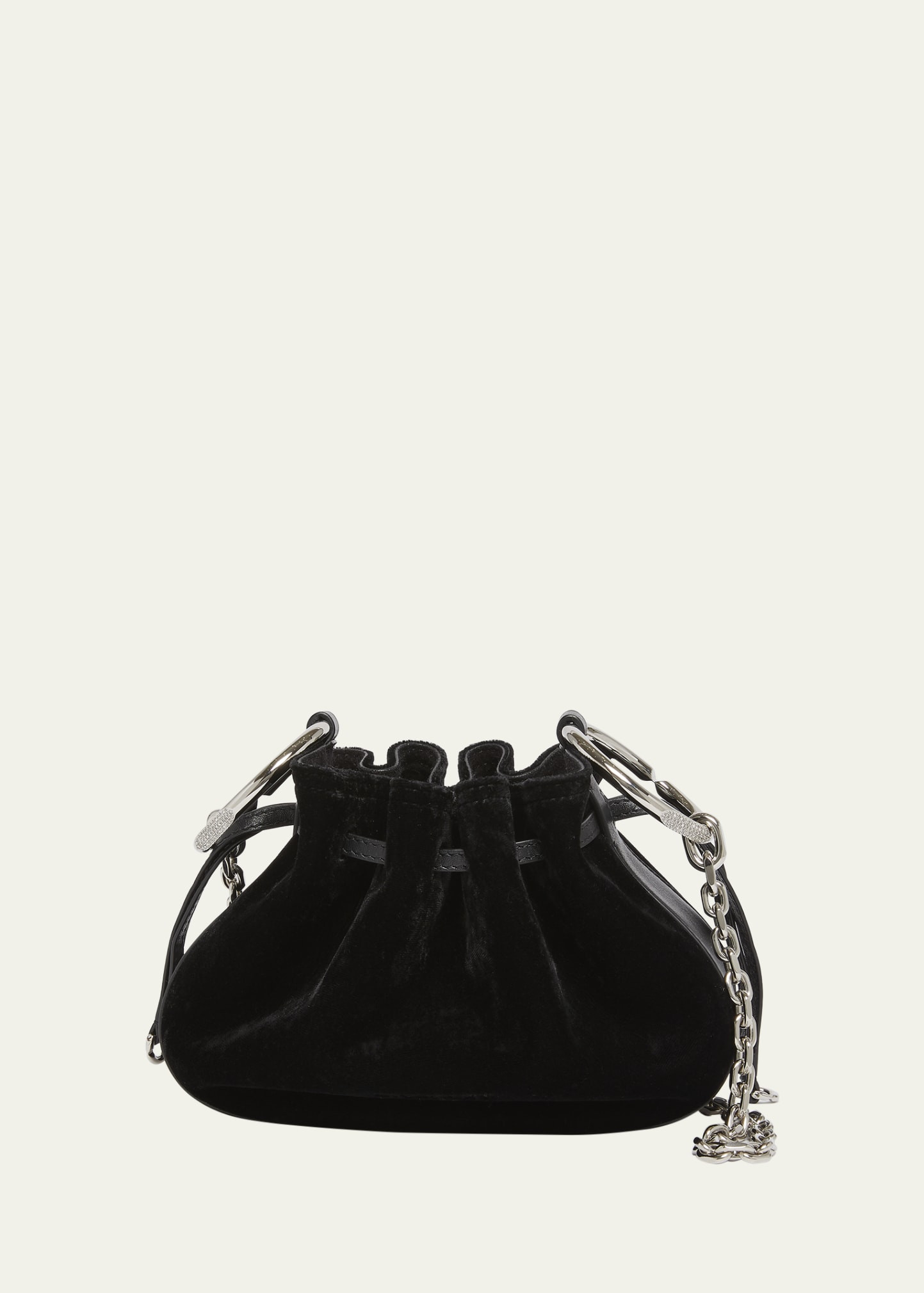 Givenchy Pumpkin Mini Bucket Bag in Strass Velvet | Bergdorf Goodman