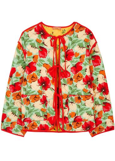 Theodora floral-print reversible jacket | Harvey Nichols (Global)