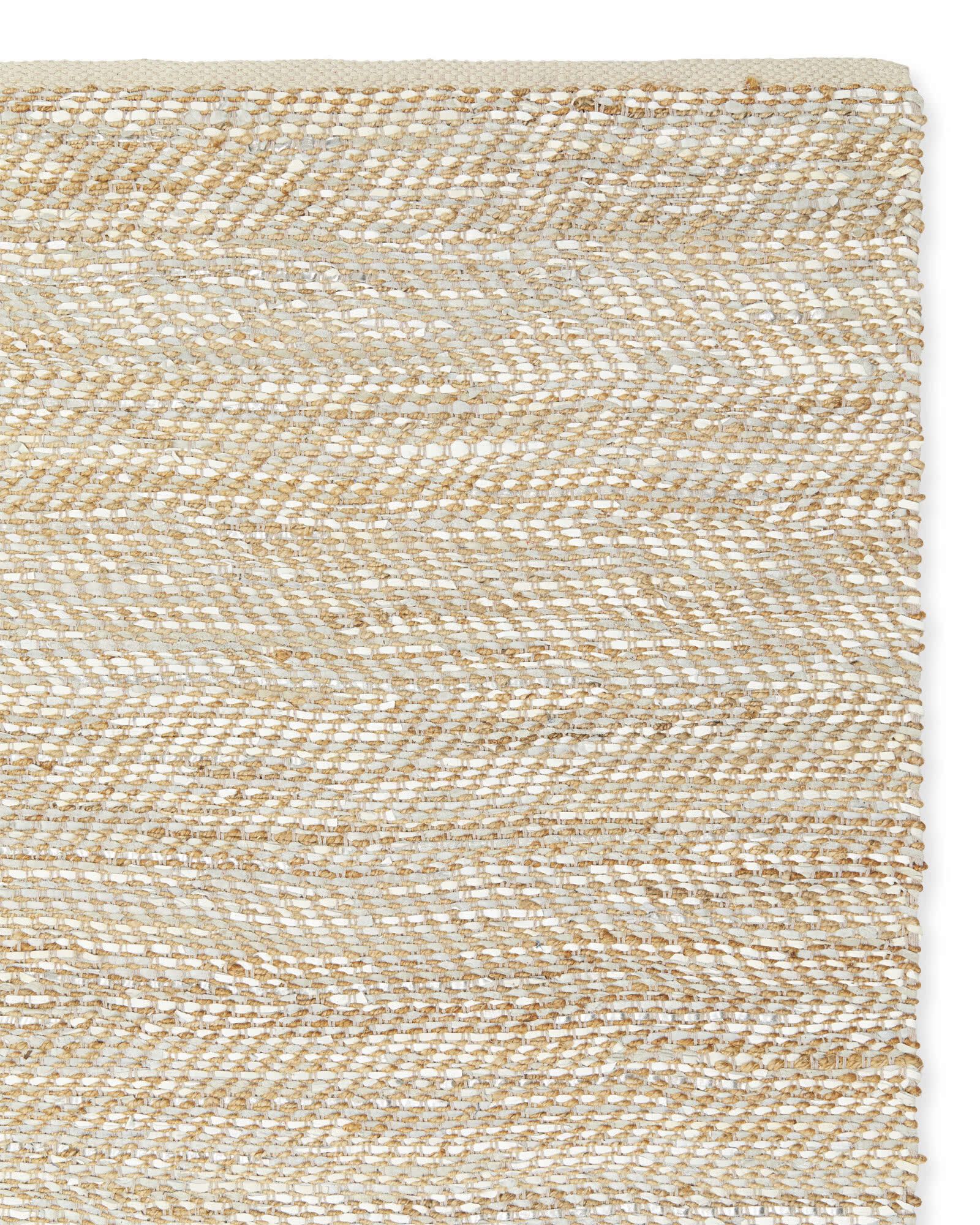 Metallic Suede & Hemp Rug | Serena and Lily