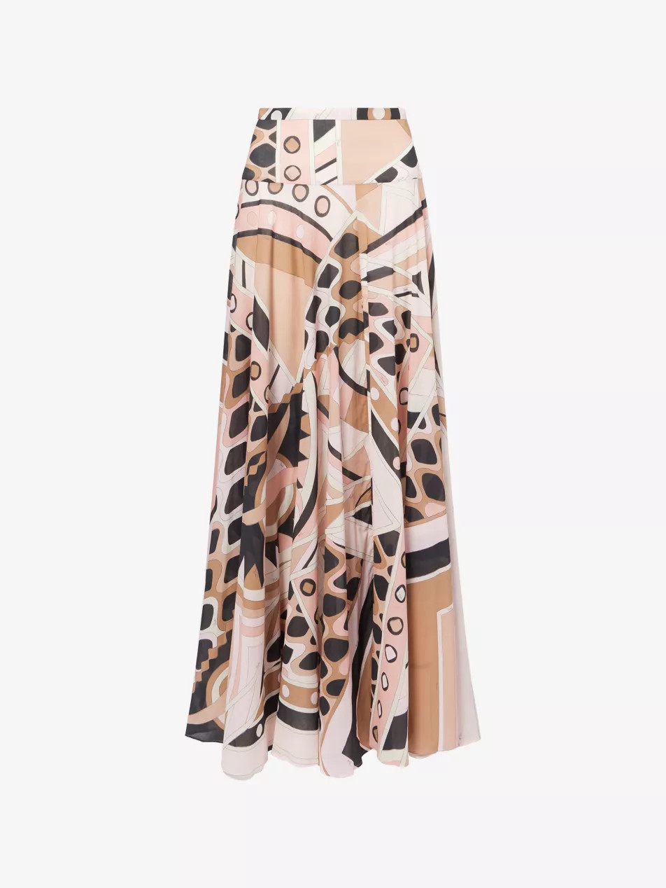 Vivara Printed Cotton Maxi Skirt | Selfridges