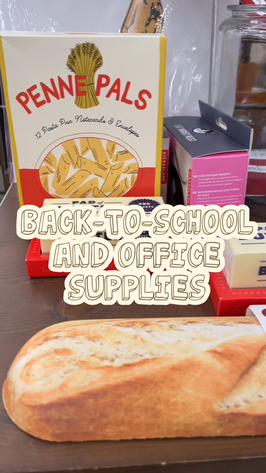 Some fun back-to-school or office supplies from World Market! A baguette key rest, sardine pens, pickle erasers and more. 

#LTKFindsUnder50 #LTKU #LTKHome