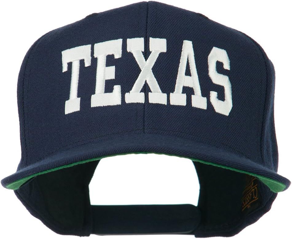 e4Hats.com College Texas Embroidered Snapback Cap | Amazon (US)
