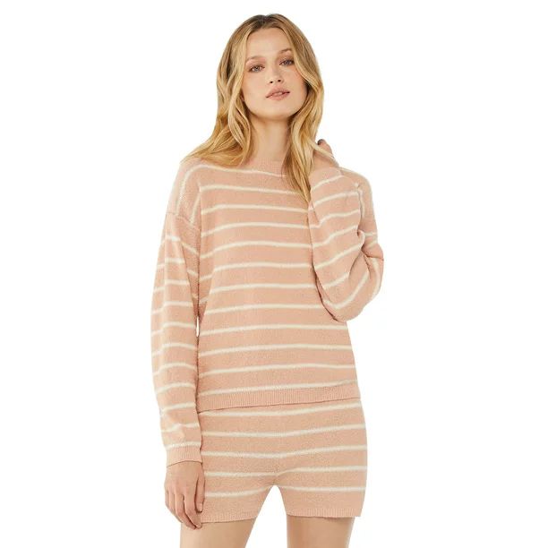 Scoop Women's Stripe Pullover | Walmart (US)