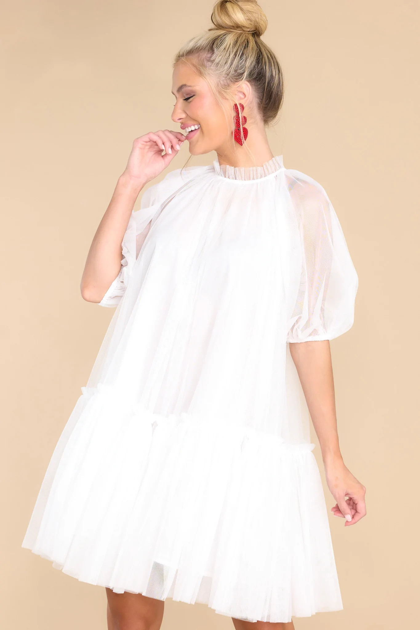 Everything I Ever Wanted White Dress | Red Dress 