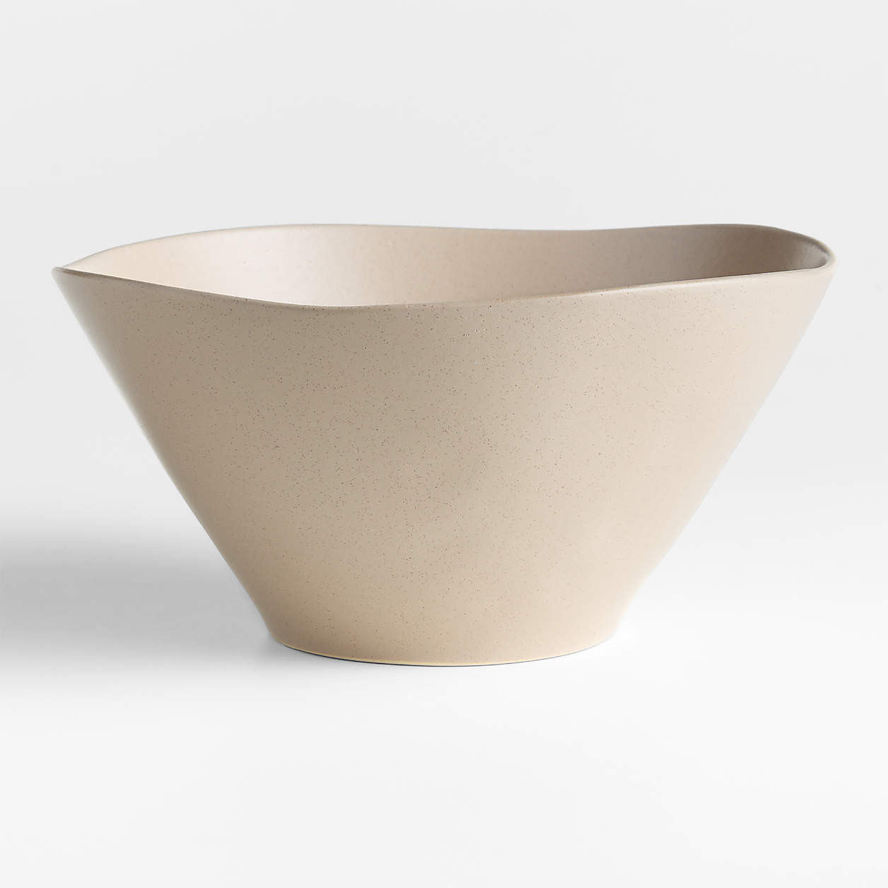 Marin Sand Small Stoneware Serving Bowl + Reviews | Crate & Barrel | Crate & Barrel