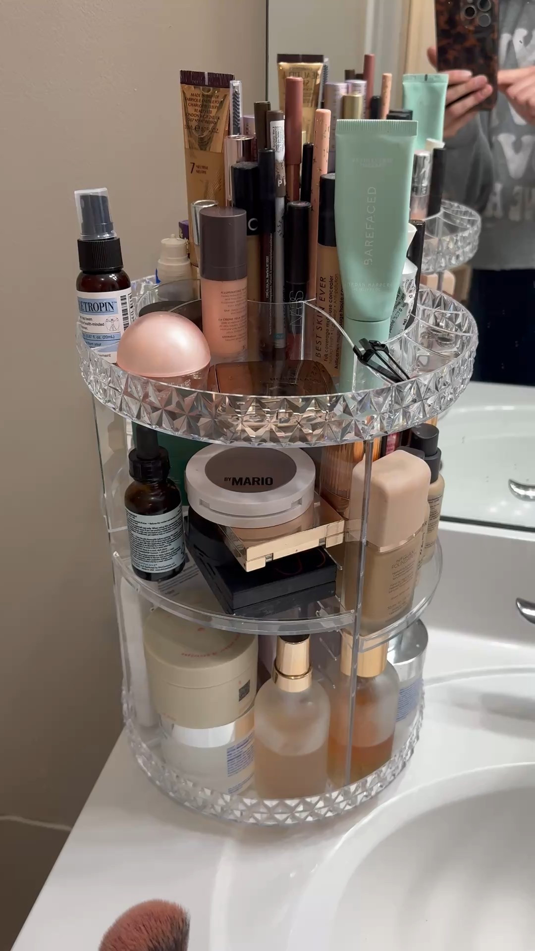 The perfect makeup tray for a small space that holds so much stuff 

#LTKmorningroutine #LTKdayinmylife #LTKHome