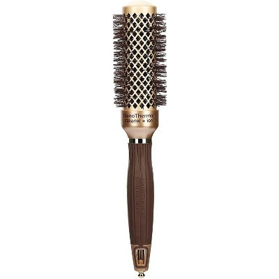 Olivia Garden NanoThermic Ceramic + Ion Round Thermal Hair Brush - NT34 - 1 1/4" inch | Target