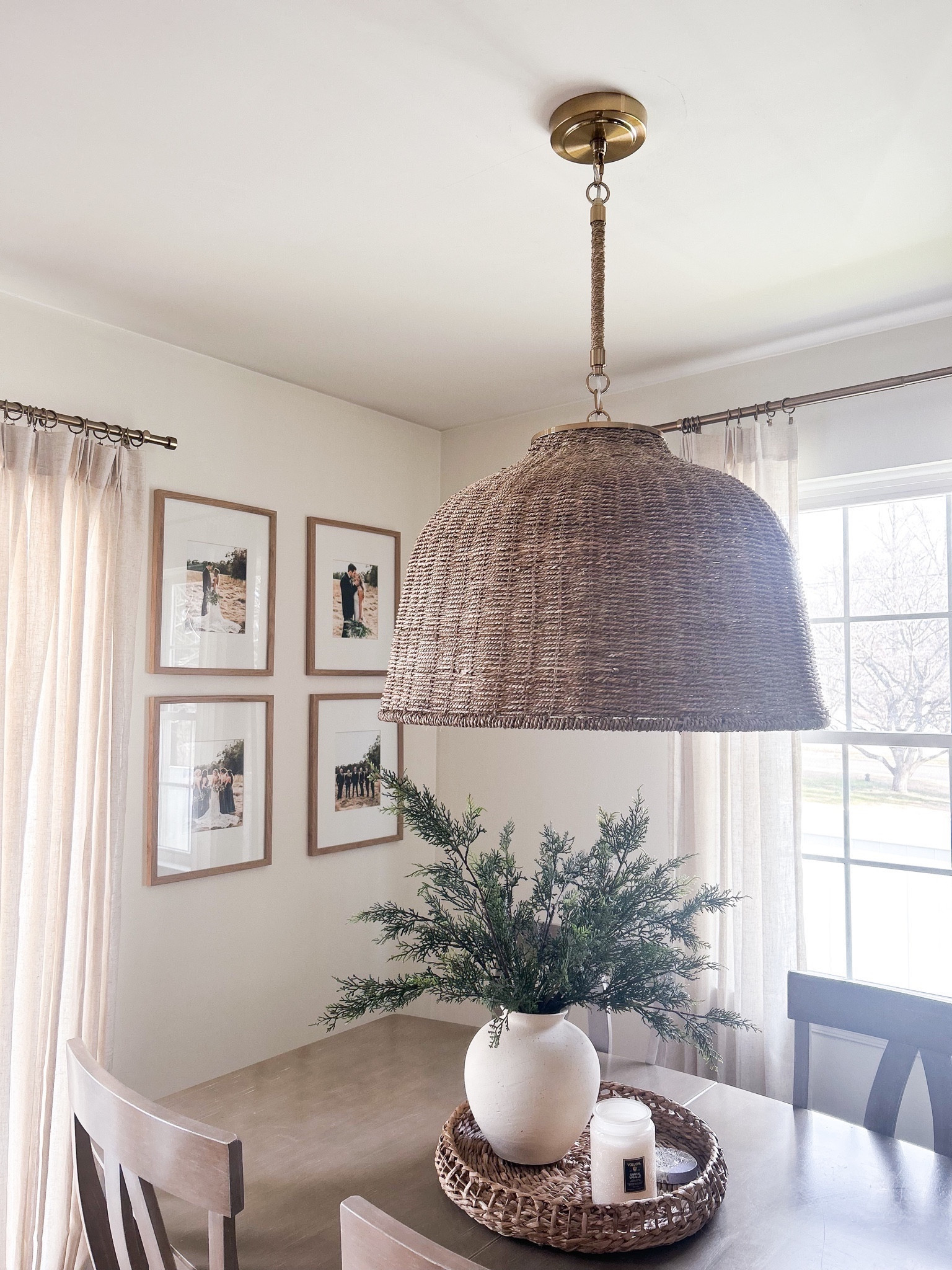 Light fixture 

Dining nook, dining room light fixture, hanging light fixture, neutral home inspo, neutral dining inspo 

#LTKhome