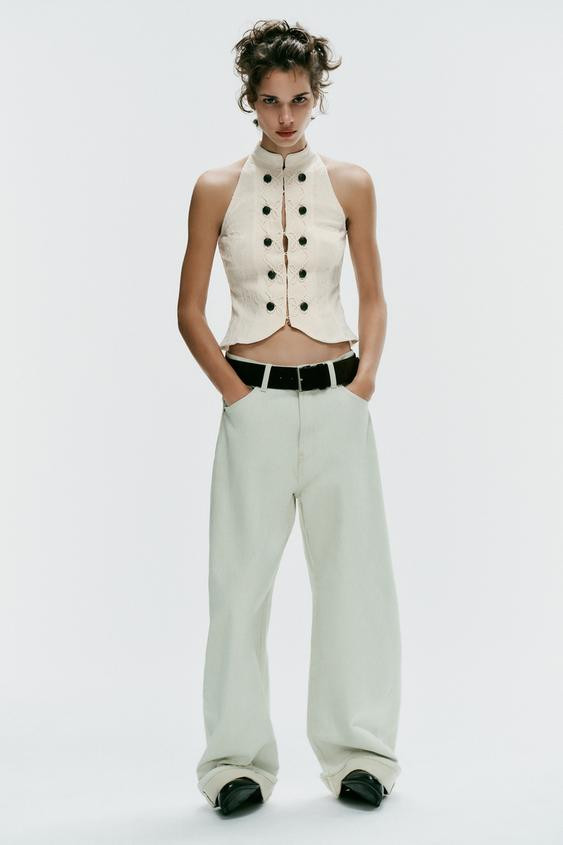HALTER NECK VEST | Zara US