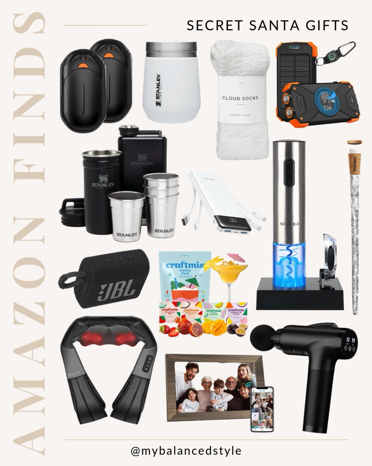 Amazon secret Santa gifts

Cozy mugs
Desk gadgets
Mini skincare
Scented candles
Funny gifts
Tech accessories
Warm socks
Snack sets
Travel minis
Cute stationery

#LTKCyberWeek #LTKHoliday #LTKGiftGuide
