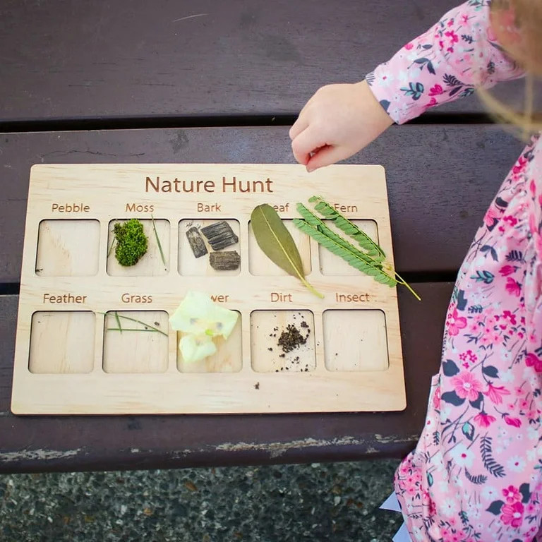 CheAAlet Nature Hunt Board, Nature Scavenger Hunt, Montessoris Scavenger Hunt Personalized Nature... | Walmart (US)