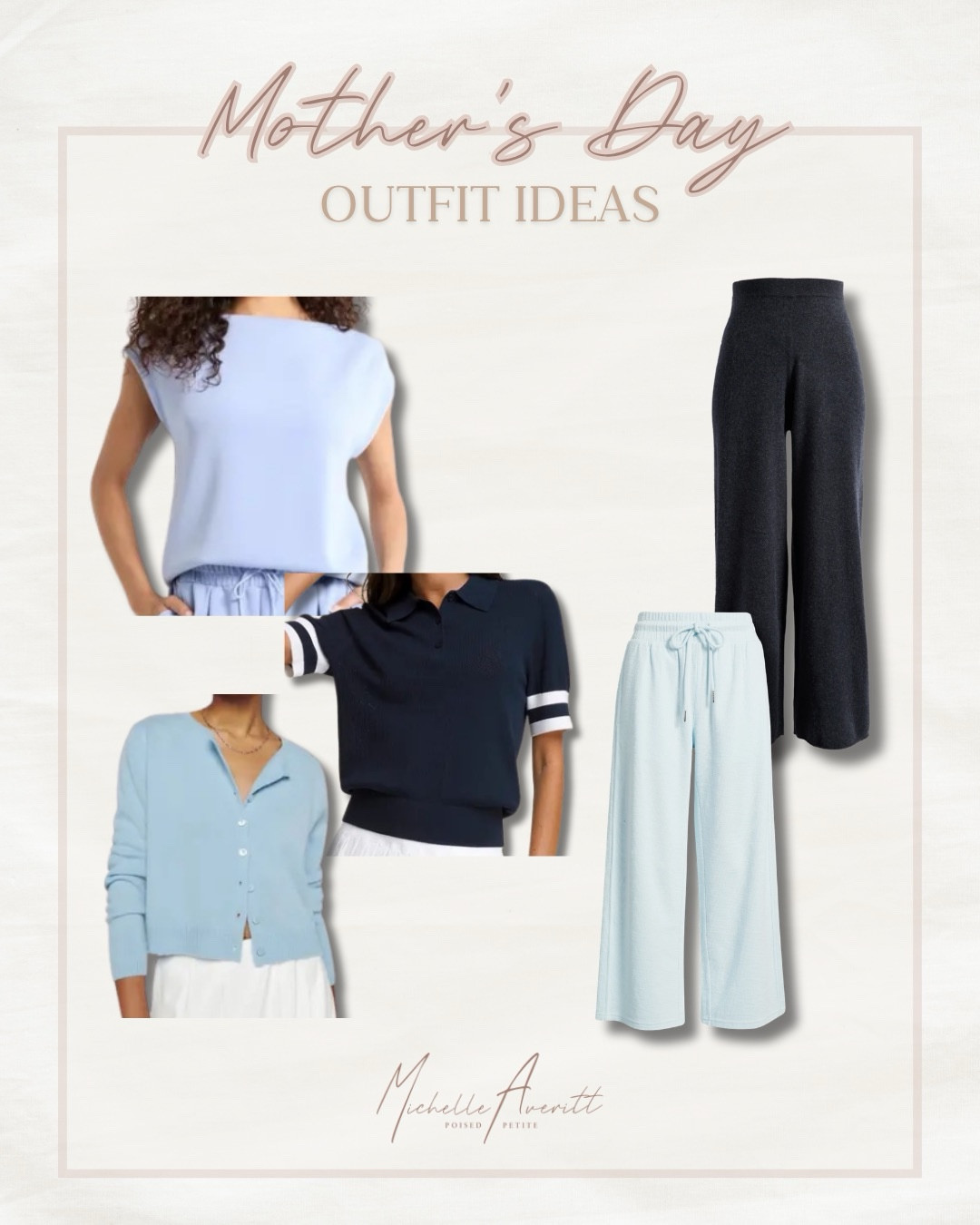 Looking to take it easy this Mother’s Day? These are my favorite cozy finds for relaxing with the family or unwinding by yourself!

Cozy sweater and pants that make for an effortless, relaxed look. Stay comfortable without compromising your style with these finds. 

Mother’s Day outfit, comfortable style, fashion over 40

#LTKPetite #LTKOver40 #LTKMothersDay
