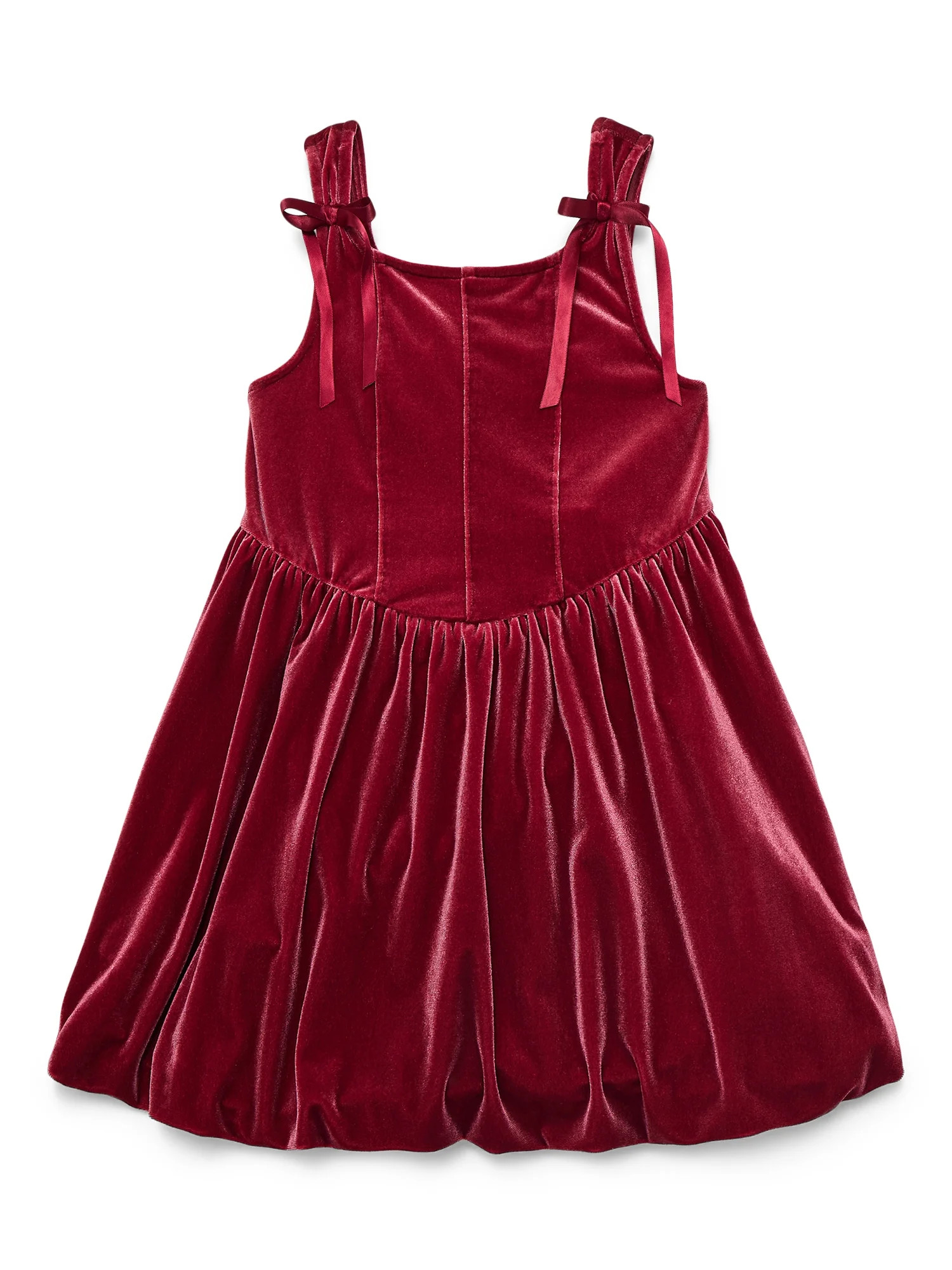 Weekend Academy Girls Sleeveless Velour Corset Dress, Sizes 4-18 | Walmart (US)