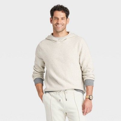 Men's Regular Fit Hooded Pullover Sweater - Goodfellow & Co™ | Target