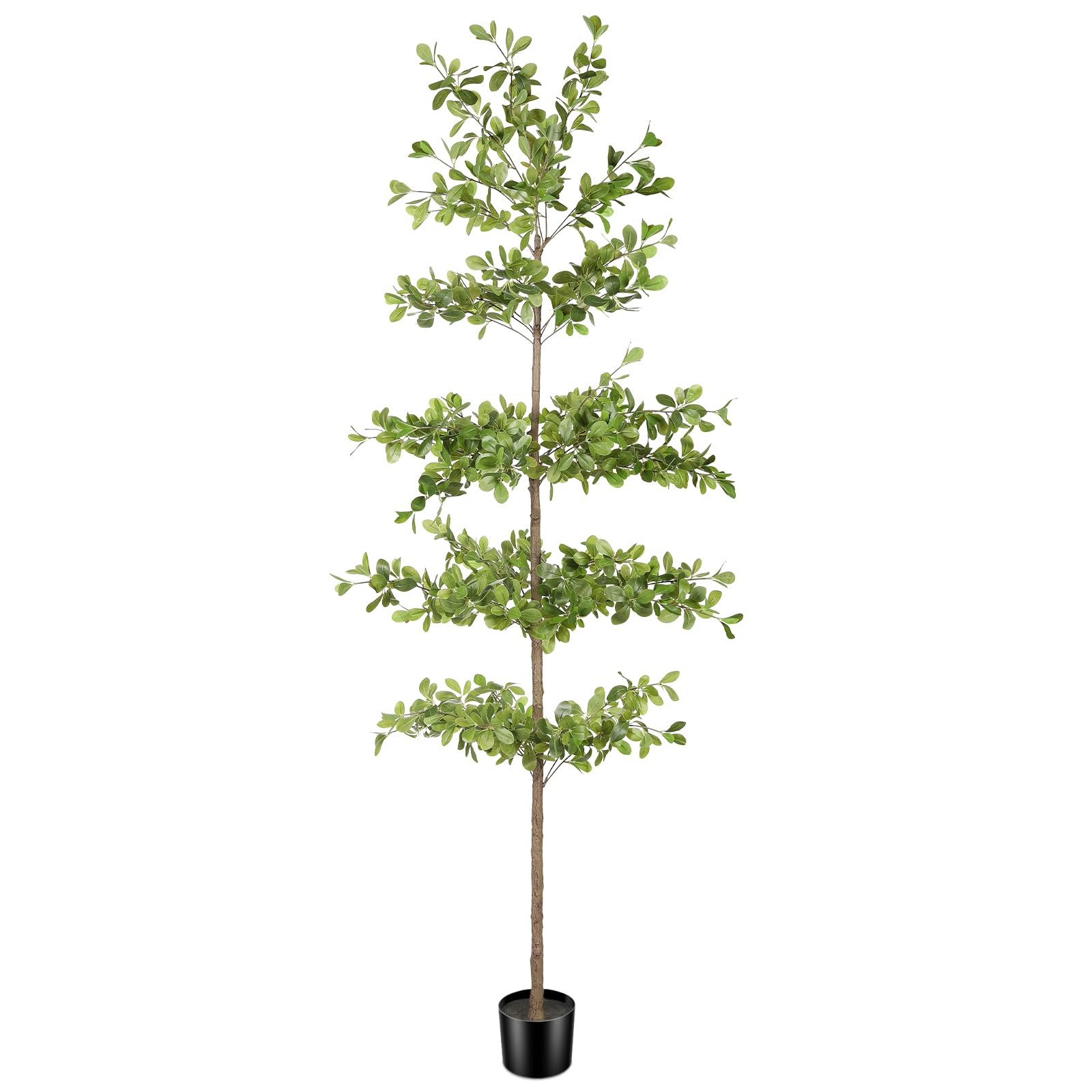 Faux Black Olive Tree 7ft - Realistic Artificial Black Olive Tree 7 Feet Indoor Fake Black Olive ... | Amazon (US)