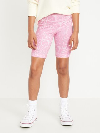 Long Biker Shorts for Girls | Old Navy (US)