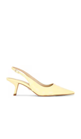 Bianka Sling Back Heel in Buttercup | Revolve Clothing (Global)