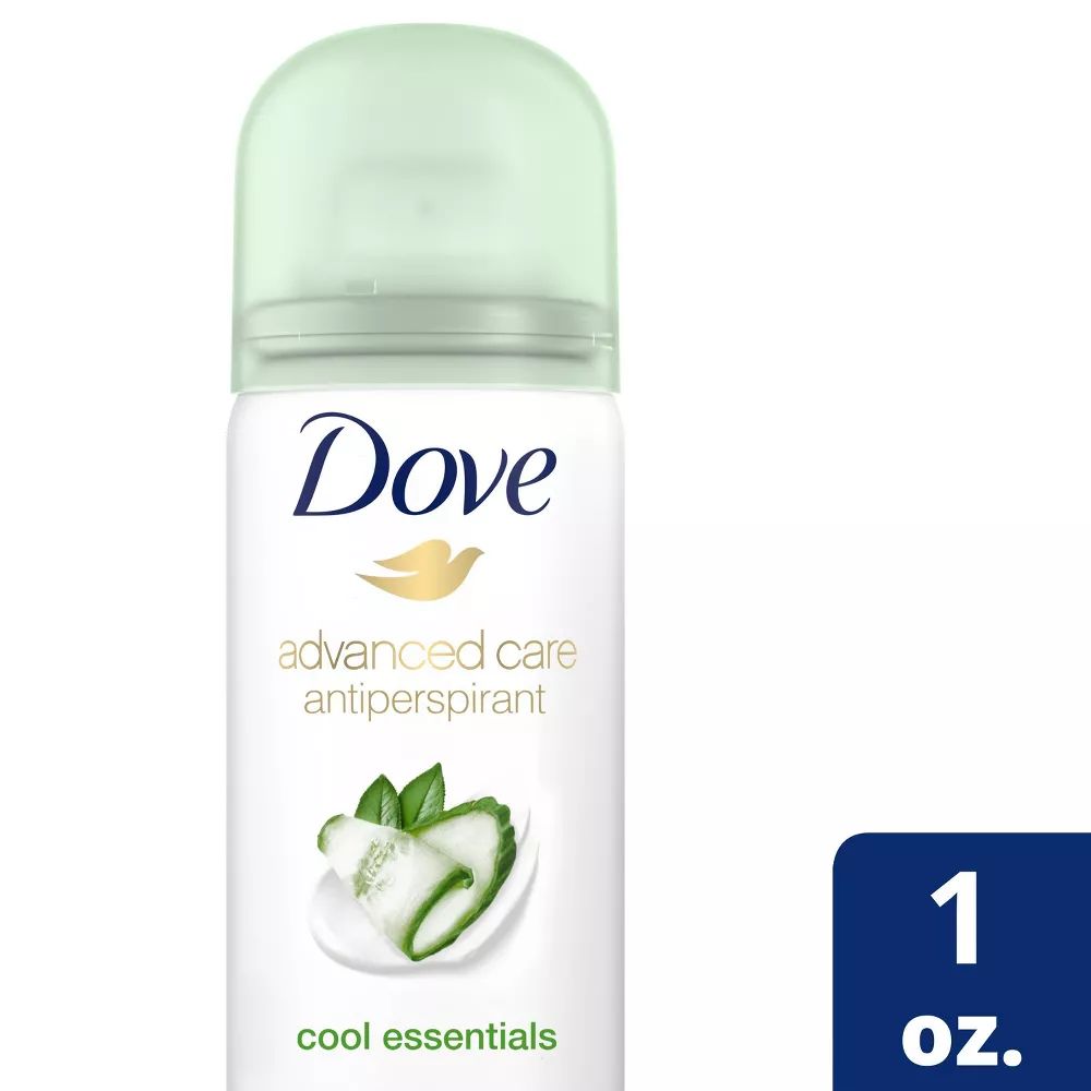 Dove Beauty Cool Essentials Antiperspirant Deodorant Dry Spray - Trial Size - 1oz | Target