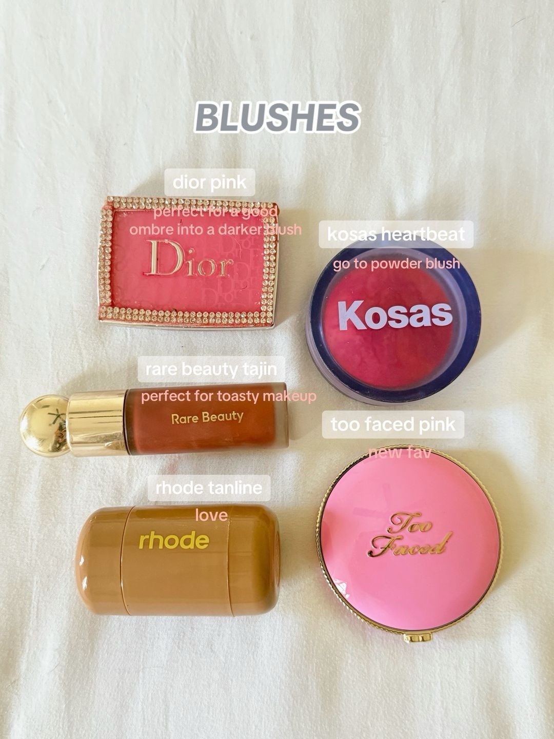fav blushes! ❤︎︎
