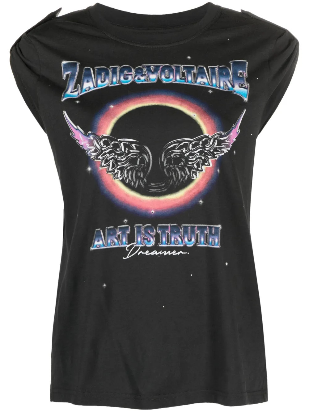 Donate concert-motif cotton T-shirt | Farfetch Global